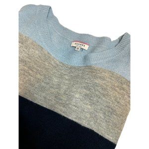 Andree By Unit Plus Size 2X Color‎ Block Long Sleeve Sweater